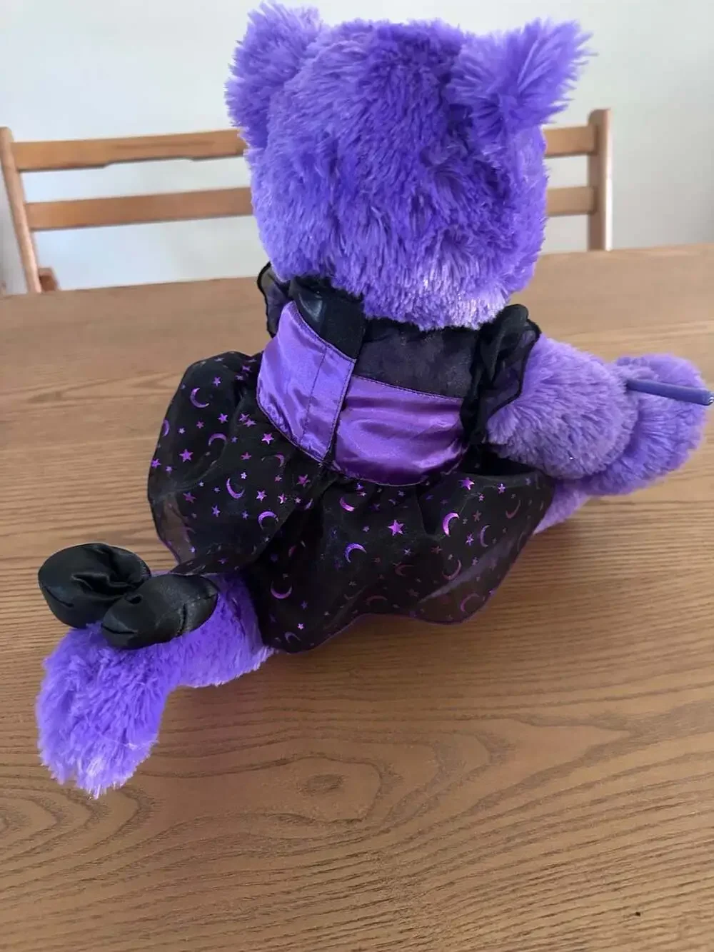 Build-A-Bear Workshop Kooky Spooky Purple Witch Cat Plush with Outfit and Broom